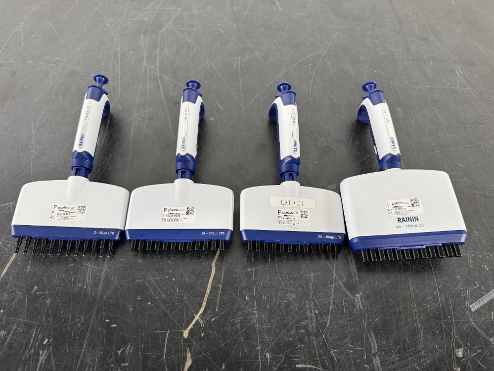 Image of Rainin Pipe-Lite XLS Multichannel Pipettes - Quantity 4